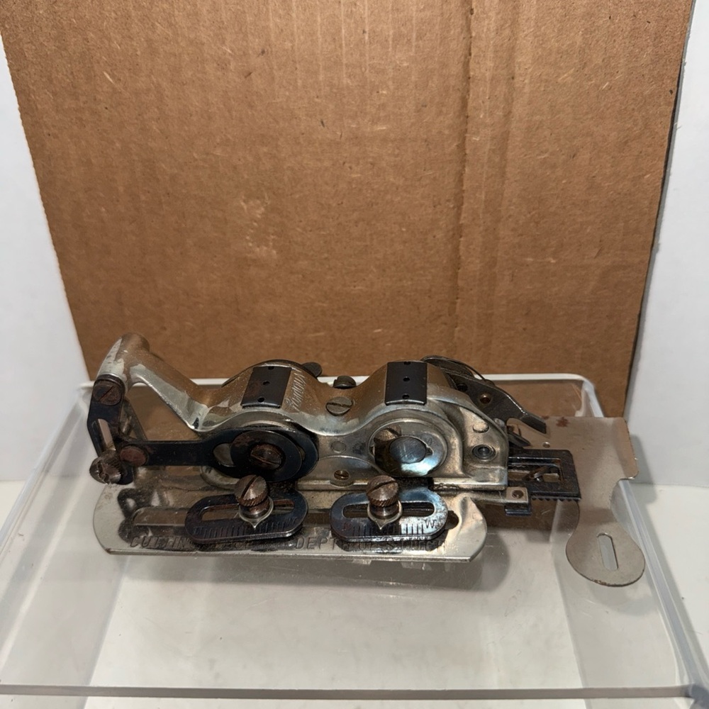Famous Butthole worker, sewing machine attachment in original box with papers.
